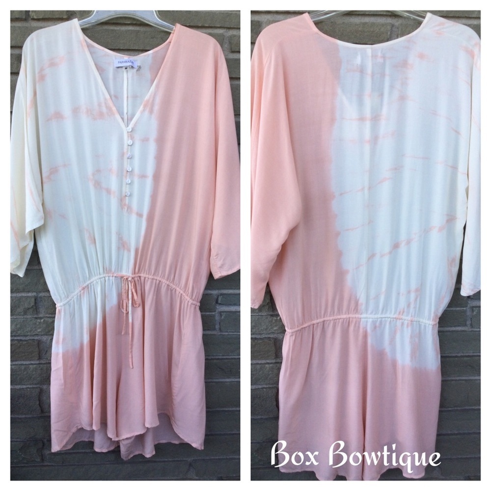 🆕Peach Tie Dye Romper